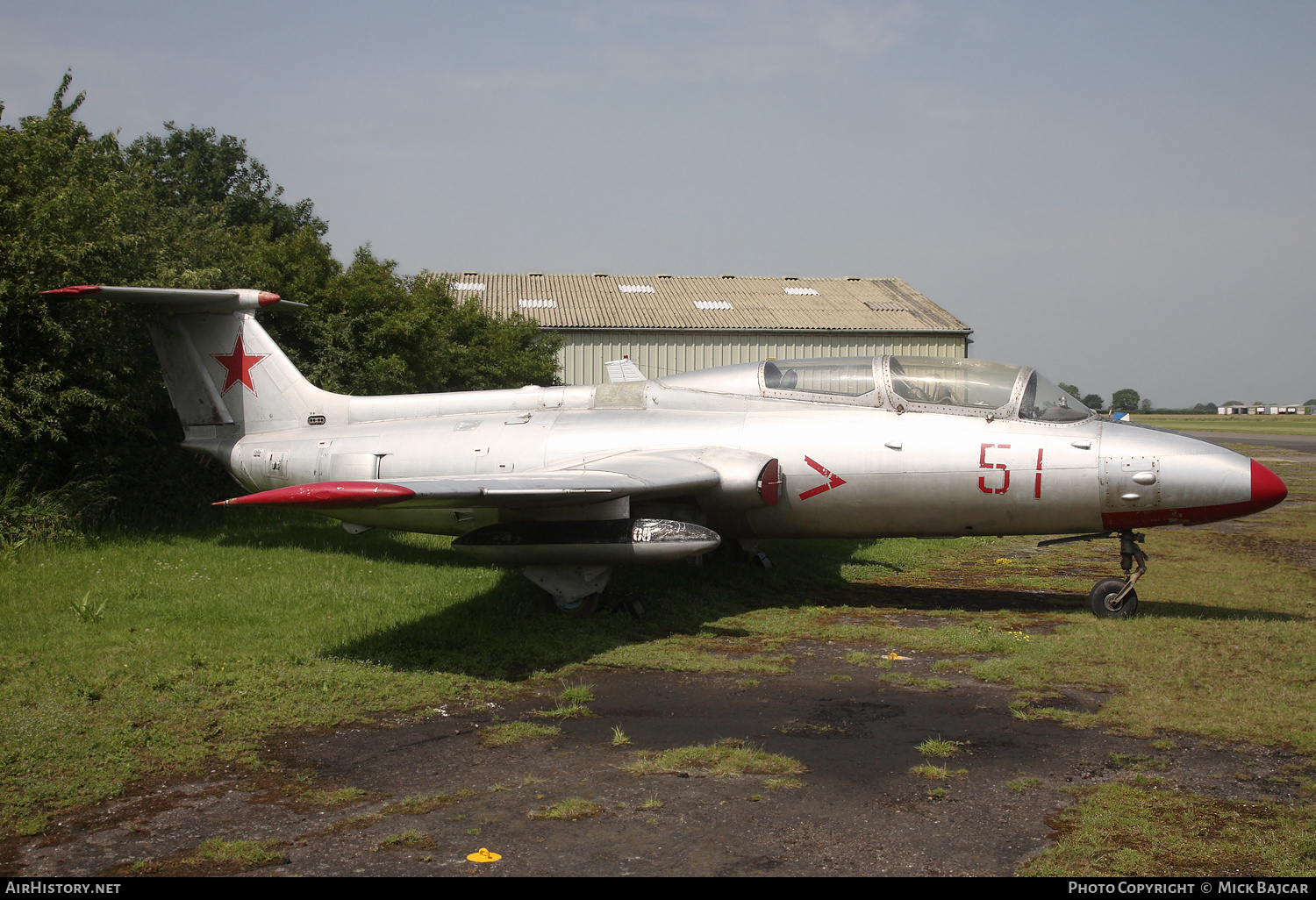 Aircraft Photo of 51 red | Aero L-29 Delfin | Soviet Union - Air Force | AirHistory.net #339958