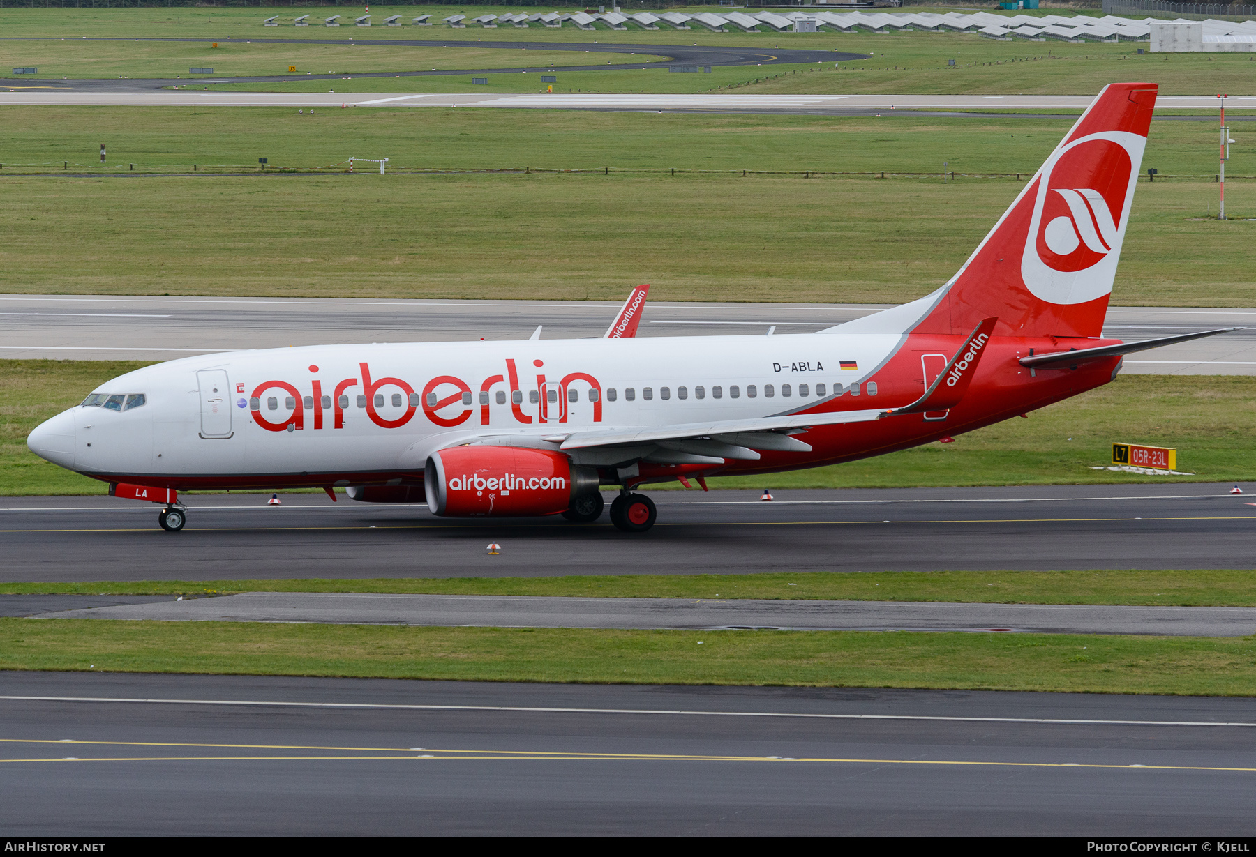Aircraft Photo of DABLA Boeing 73776J Air Berlin