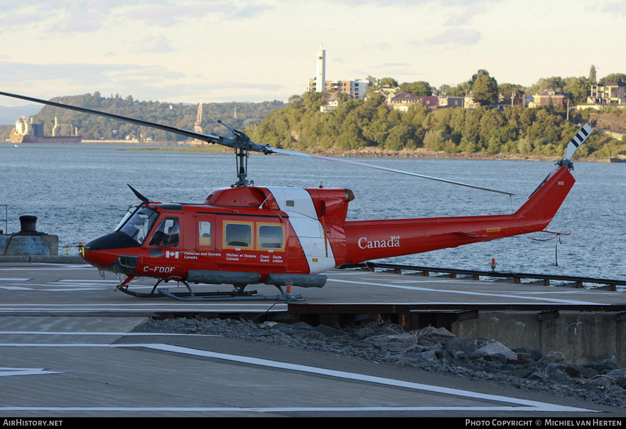 Aircraft Photo of C-FDOF | Bell 212 Twin Two-Twelve | Coast Guard | AirHistory.net #339978