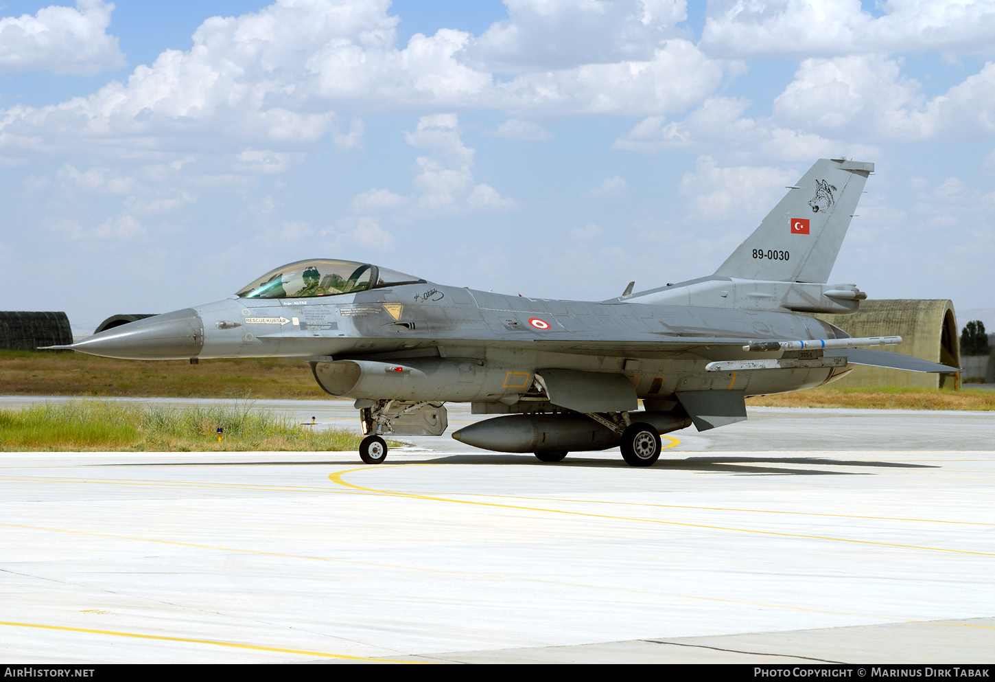 Aircraft Photo of 89-0030 | General Dynamics F-16CG Fighting Falcon | Turkey - Air Force | AirHistory.net #339991