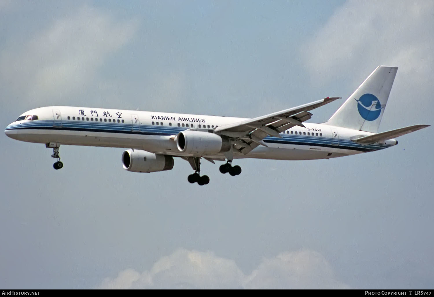 Aircraft Photo of B-2819 | Boeing 757-25C | Xiamen Airlines | AirHistory.net #340006