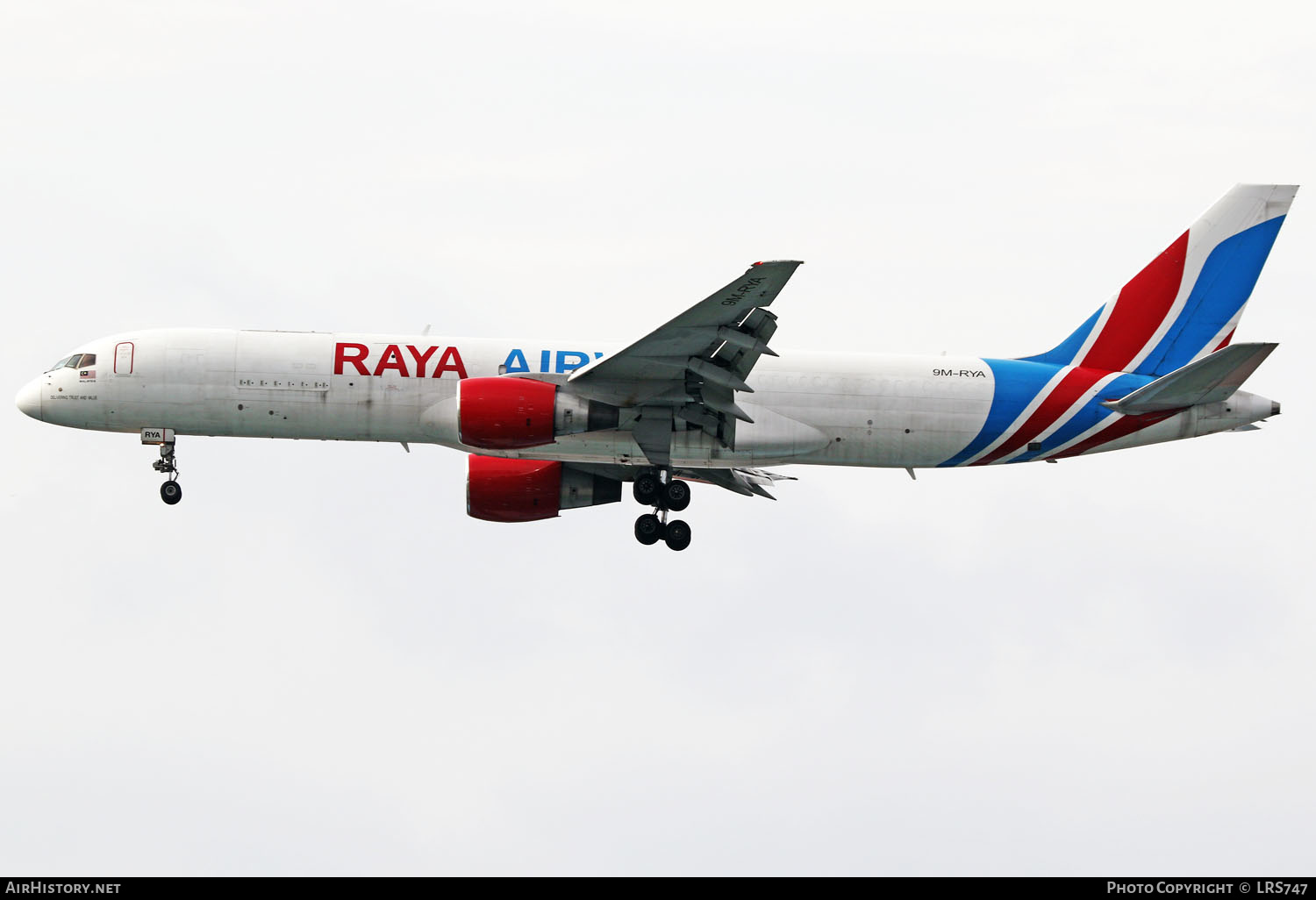 Aircraft Photo of 9M-RYA | Boeing 757-26D(PCF) | Raya Airways | AirHistory.net #340020
