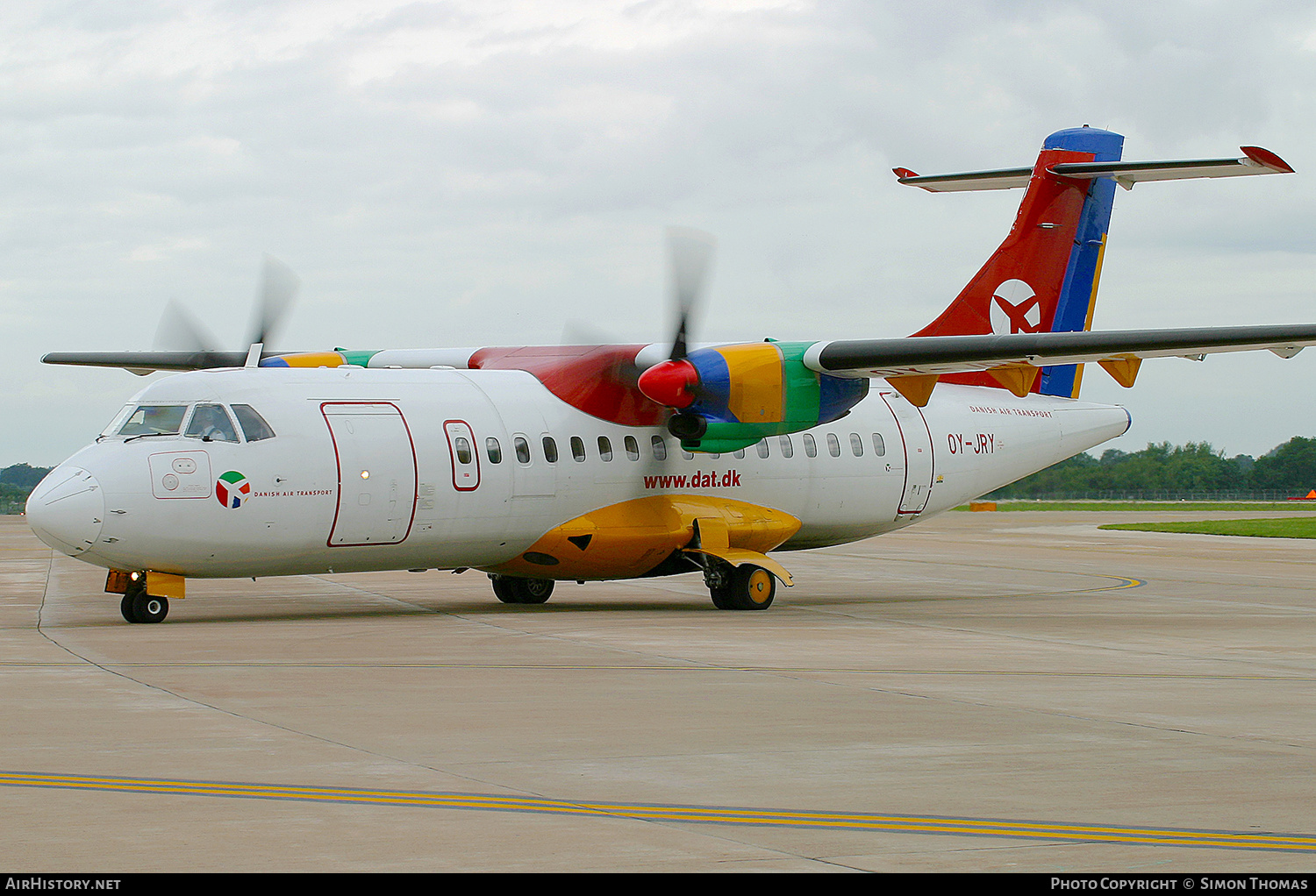 Aircraft Photo of OY-JRY | ATR ATR-42-300 | Danish Air Transport - DAT | AirHistory.net #340048