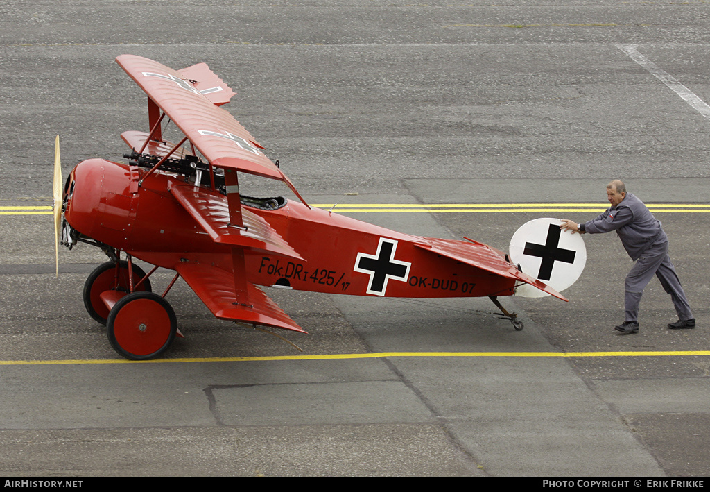 Aircraft Photo of OK-DUD 07 | Fokker Dr.1 (replica) | Germany - Air Force | AirHistory.net #340078