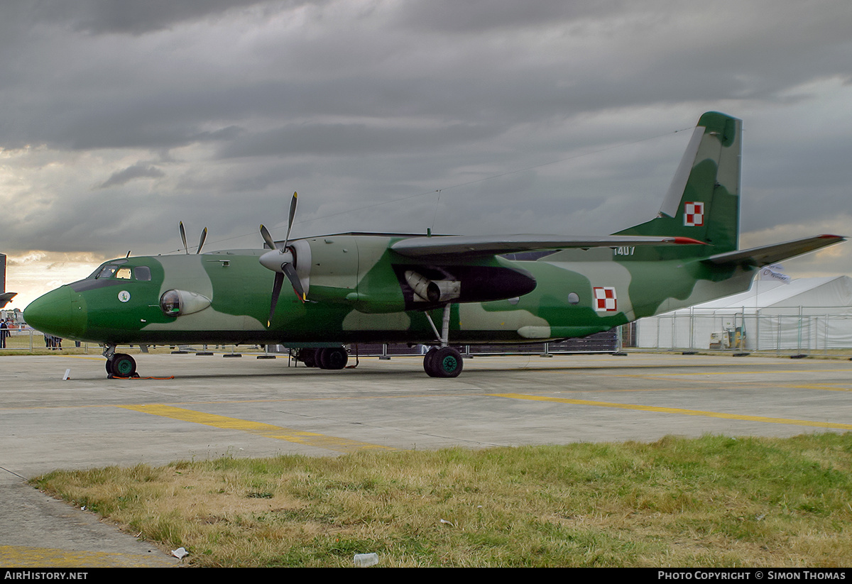 Aircraft Photo of 1407 | Antonov An-26 | Poland - Air Force | AirHistory.net #340080