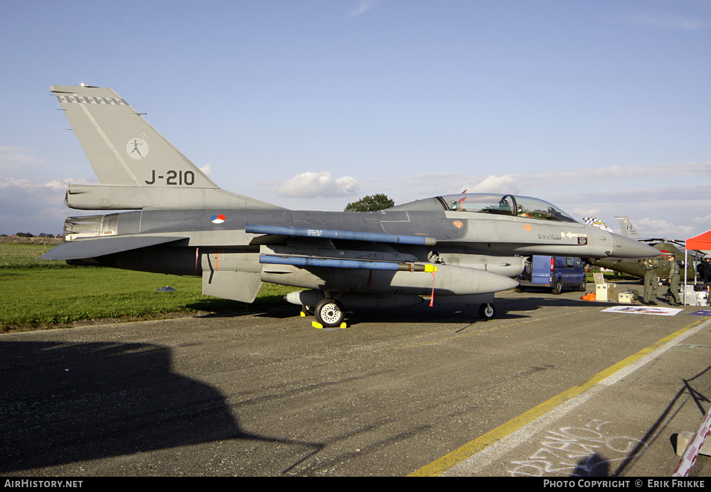 Aircraft Photo of J-210 | General Dynamics F-16BM Fighting Falcon | Netherlands - Air Force | AirHistory.net #340083
