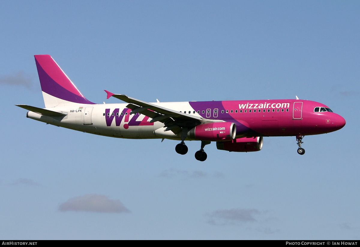 Aircraft Photo of HA-LPK | Airbus A320-232 | Wizz Air | AirHistory.net #340101