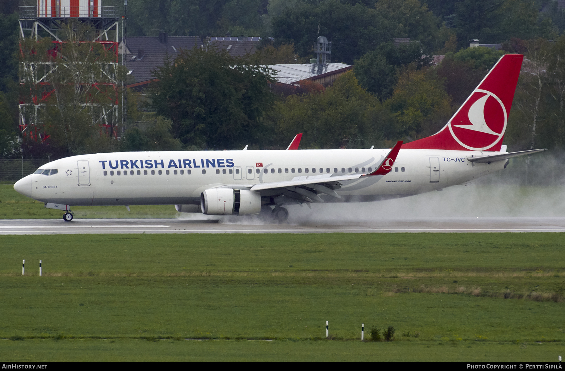 Aircraft Photo of TC-JVC | Boeing 737-8F2 | Turkish Airlines | AirHistory.net #340117