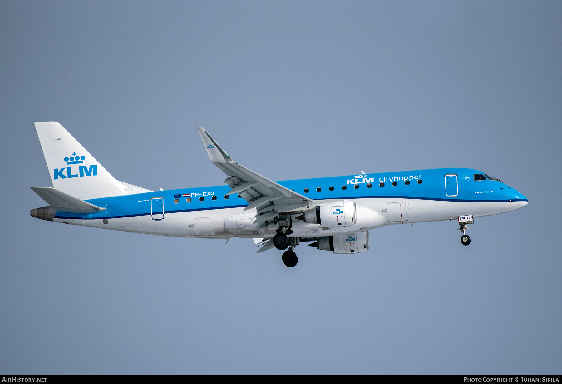 Aircraft Photo of PH-EXO | Embraer 175STD (ERJ-170-200STD) | KLM Cityhopper | AirHistory.net #340129