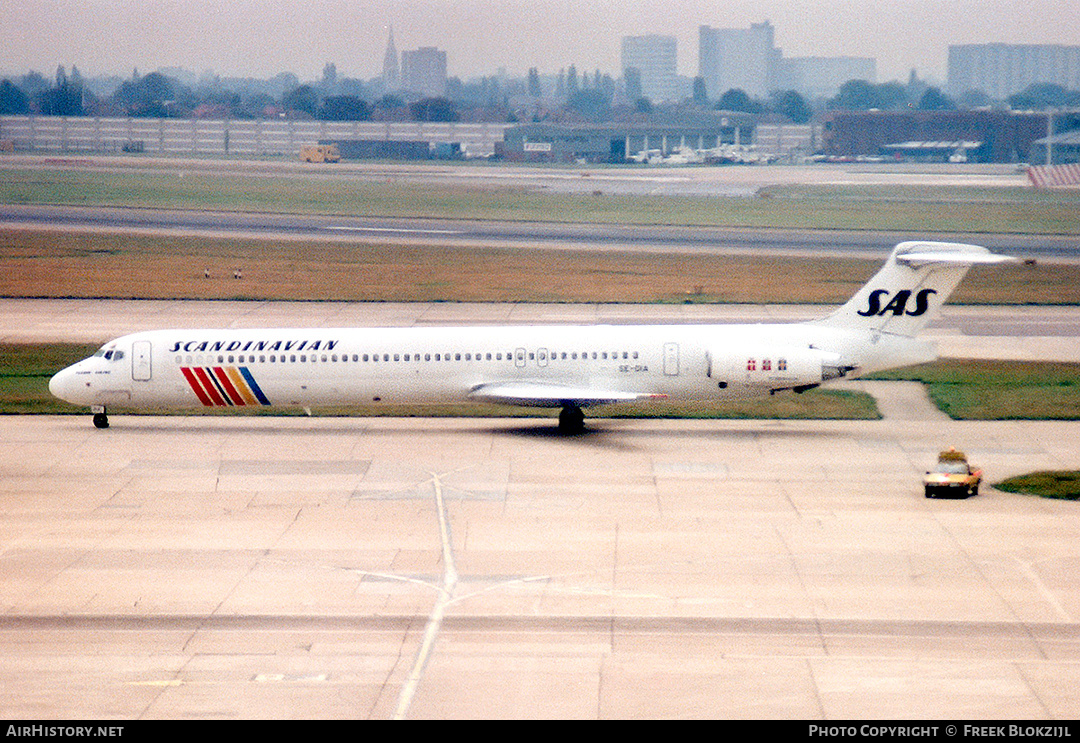 Aircraft Photo of SE-DIA | McDonnell Douglas MD-81 (DC-9-81) | Scandinavian Airlines - SAS | AirHistory.net #340150