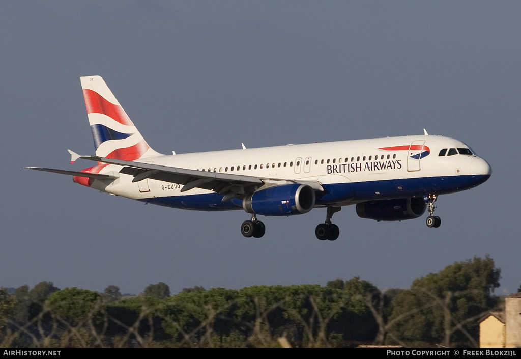 Aircraft Photo of G-EUUO | Airbus A320-232 | British Airways | AirHistory.net #340171