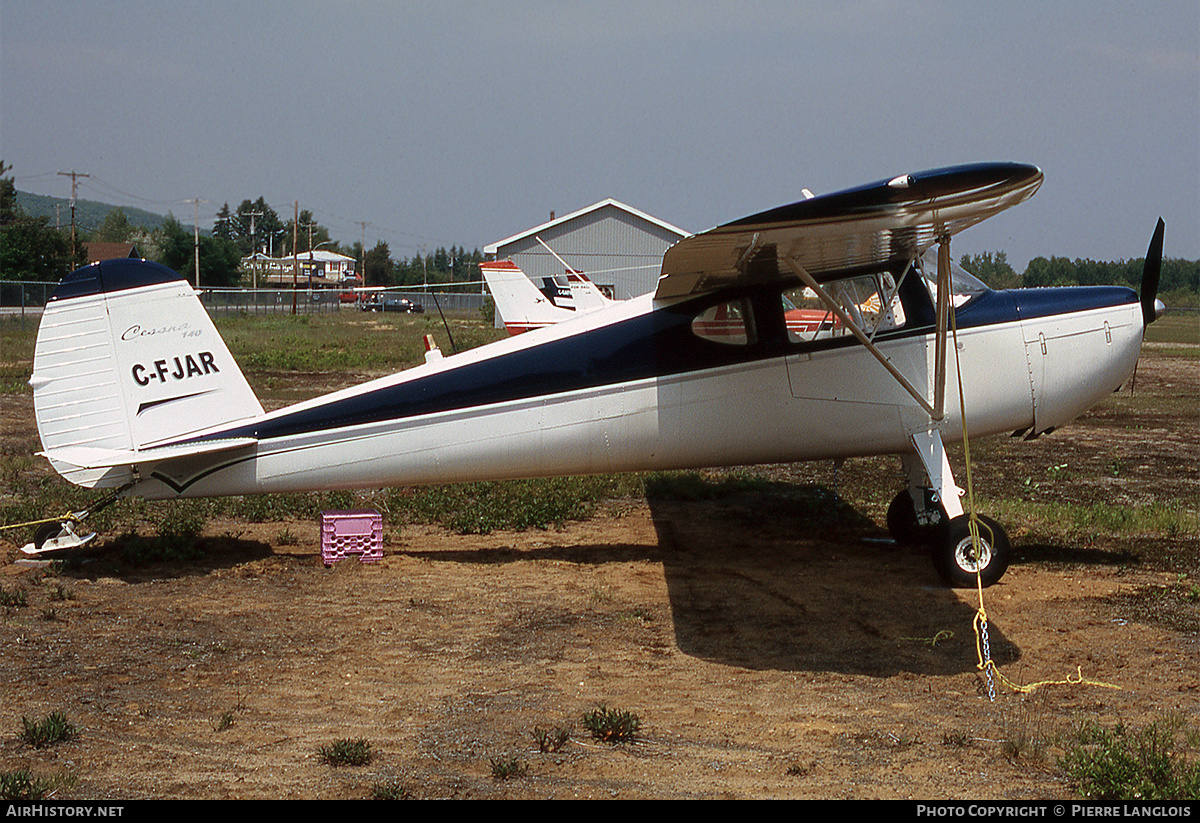 Aircraft Photo of C-FJAR | Cessna 140 | AirHistory.net #340175