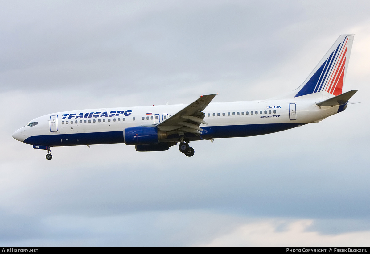 Aircraft Photo of EI-RUK | Boeing 737-86N | Transaero Airlines | AirHistory.net #340179