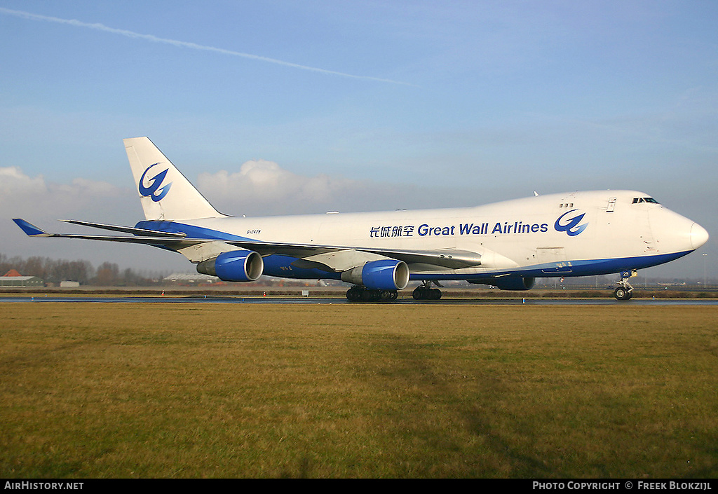 Aircraft Photo of B-2429 | Boeing 747-412F/SCD | Great Wall Airlines | AirHistory.net #340187