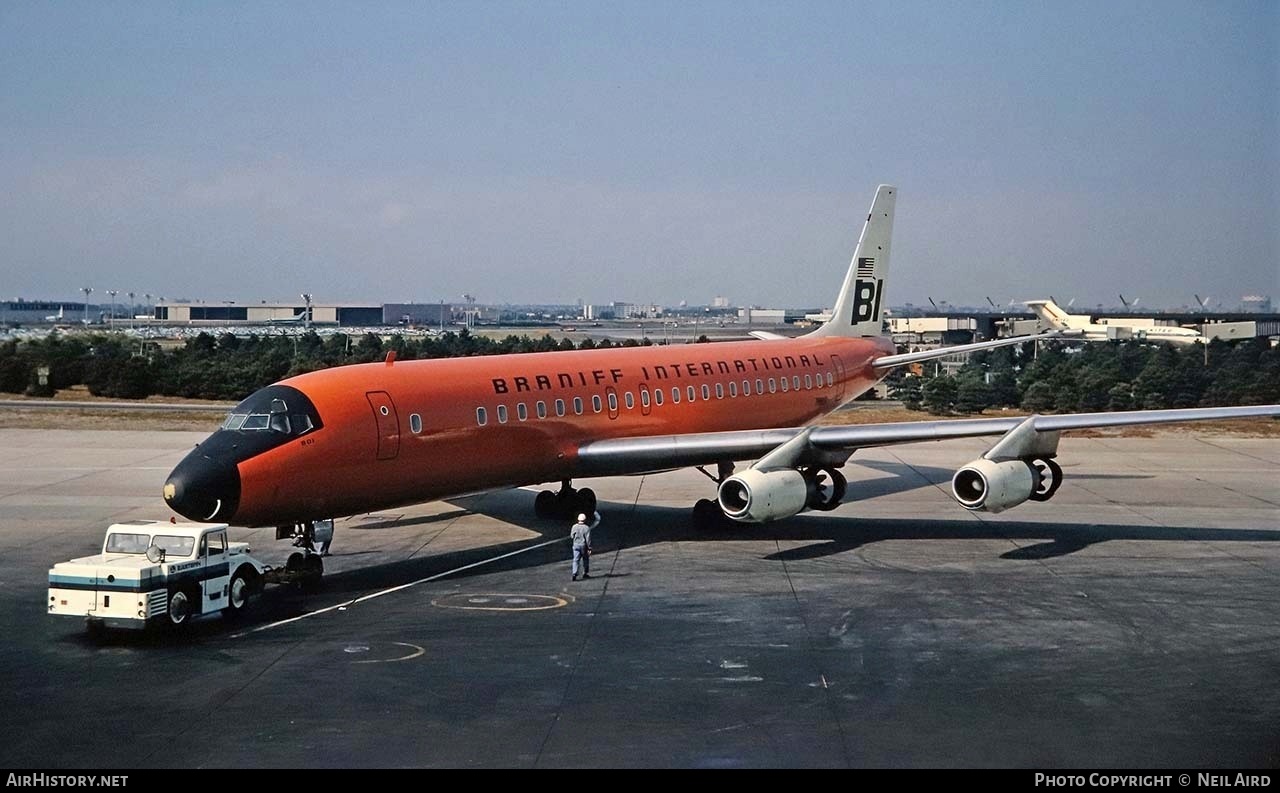 Aircraft Photo of N1801 | Douglas DC-8-31 | Braniff International Airways | AirHistory.net #340194