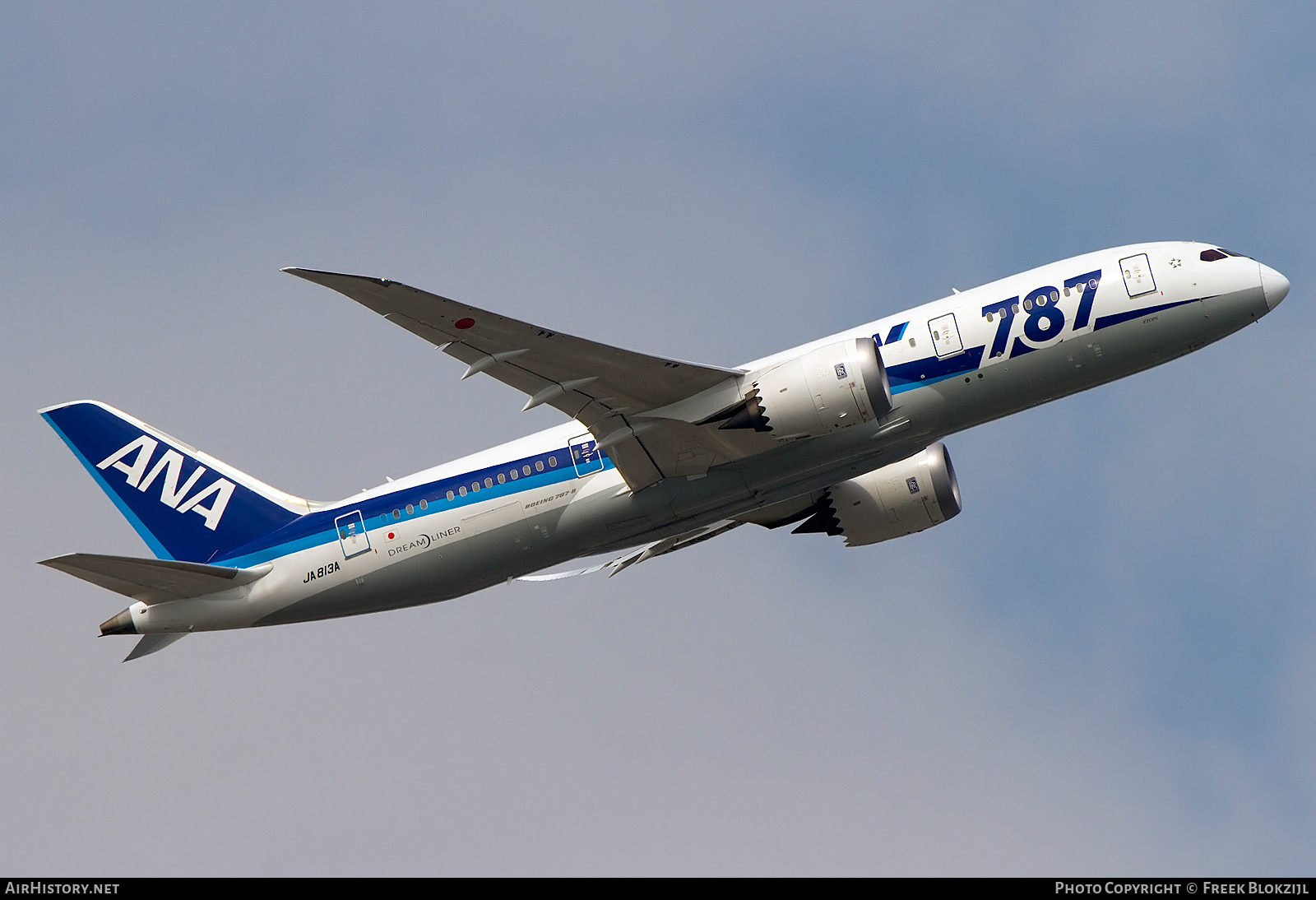 Aircraft Photo of JA813A | Boeing 787-8 Dreamliner | All Nippon Airways - ANA | AirHistory.net #340195