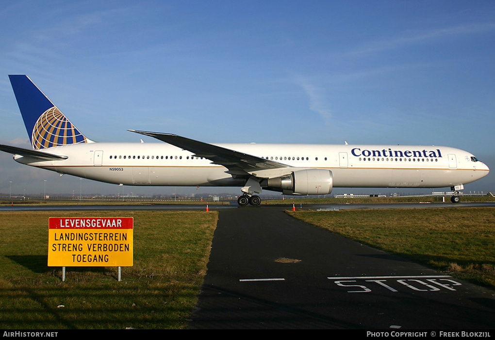 Aircraft Photo of N59053 | Boeing 767-424/ER | Continental Airlines | AirHistory.net #340200