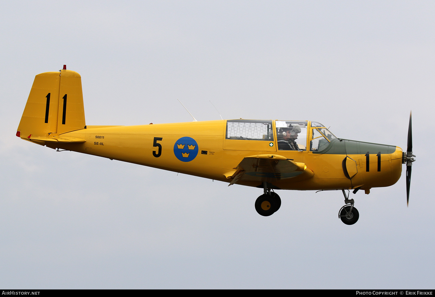 Aircraft Photo of SE-IIL / 50011 | Saab Sk50B Safir (91B) | Sweden - Air Force | AirHistory.net #340225