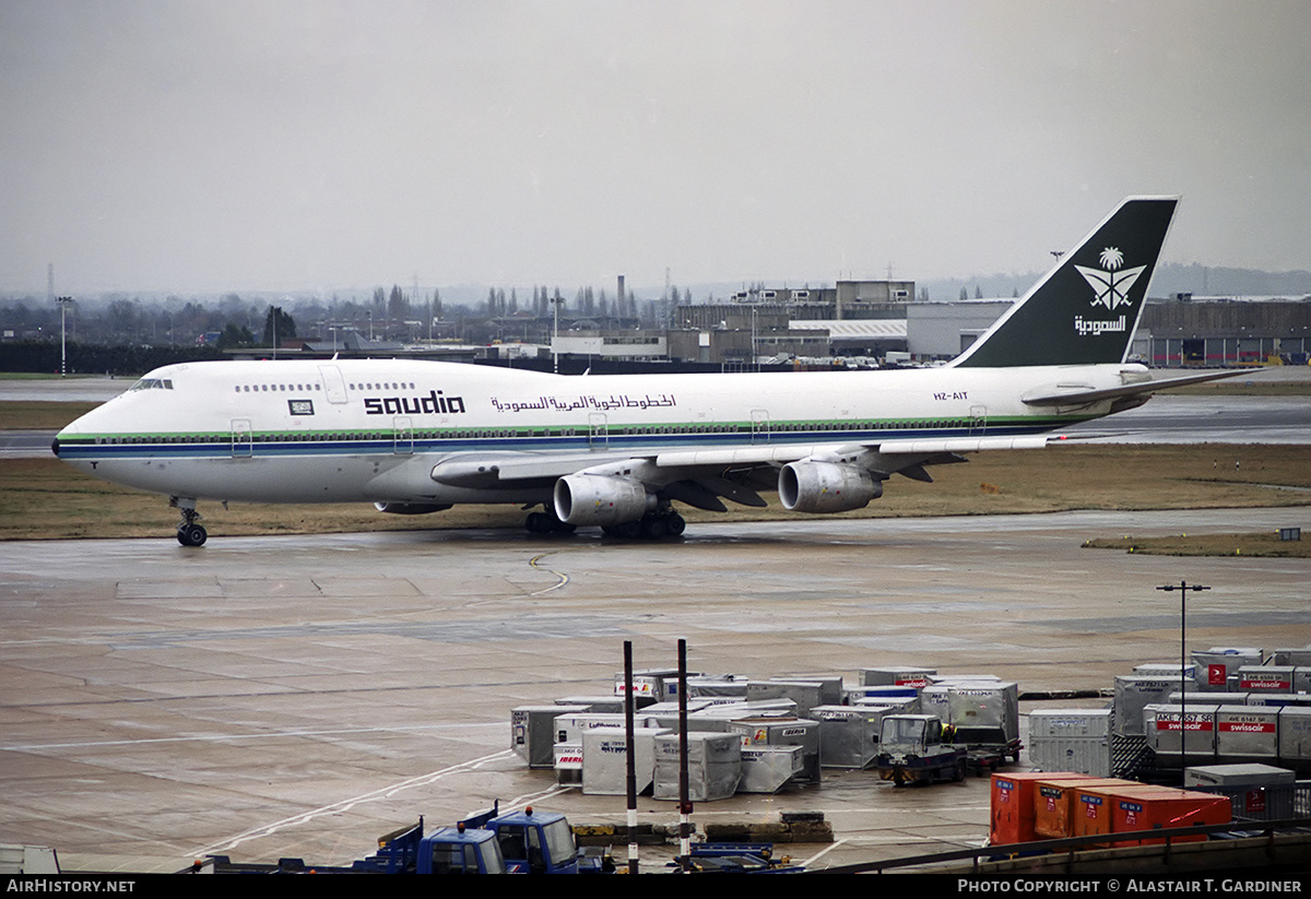 Aircraft Photo of HZ-AIT | Boeing 747-368 | Saudia - Saudi Arabian Airlines | AirHistory.net #340232