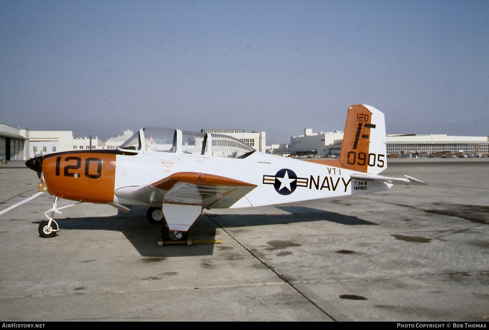 Aircraft Photo of 140905 / 0905 | Beech T-34B Mentor (D45) | USA - Navy | AirHistory.net #340241