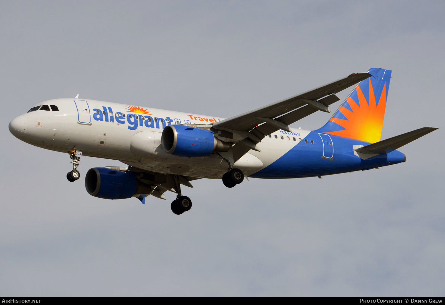 Aircraft Photo of N324NV | Airbus A319-112 | Allegiant Air | AirHistory.net #340251