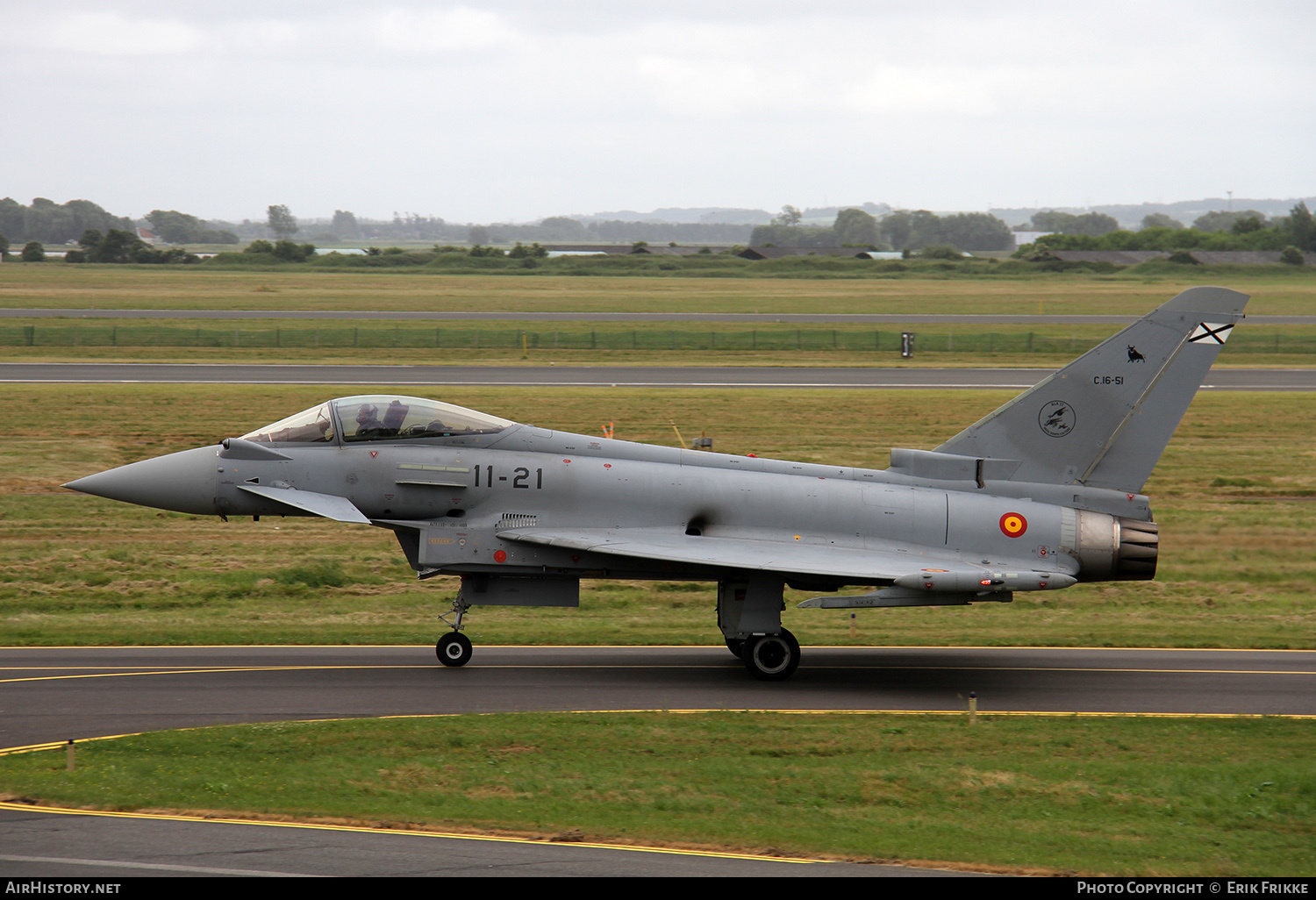 Aircraft Photo of C16-51 | Eurofighter EF-2000 Typhoon | Spain - Air Force | AirHistory.net #340268