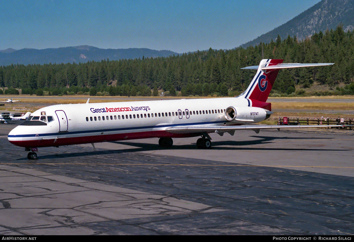 Aircraft Photo of N1074T | McDonnell Douglas MD-87 (DC-9-87) | Great American Airways | AirHistory.net #340291