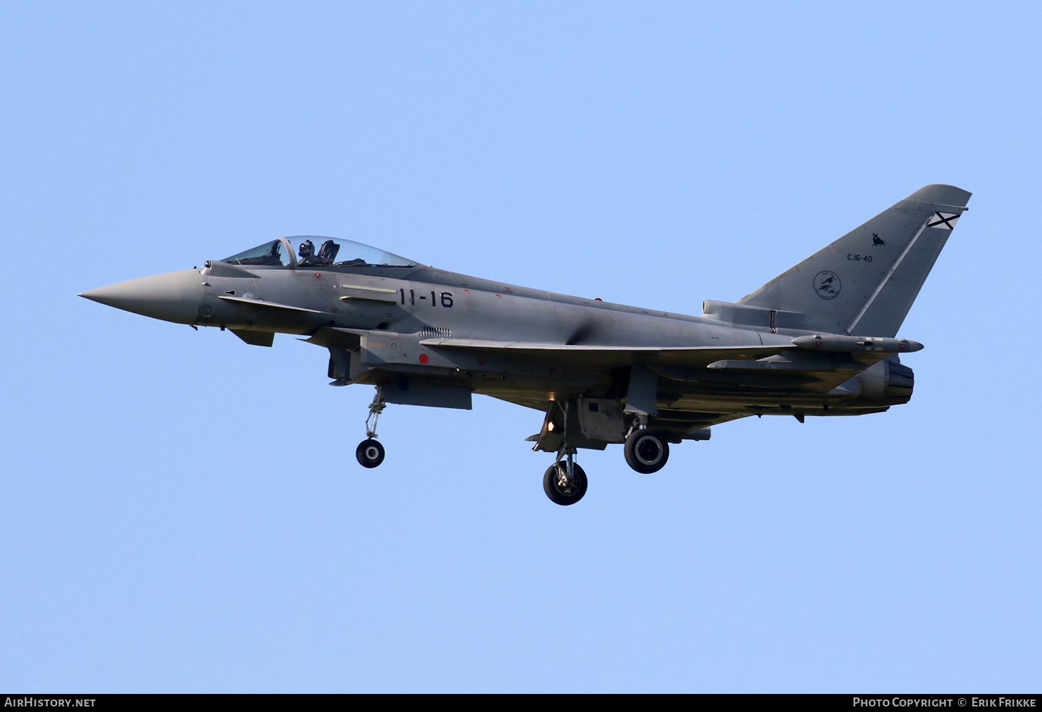 Aircraft Photo of C.16-40 | Eurofighter EF-2000 Typhoon S | Spain - Air Force | AirHistory.net #340295