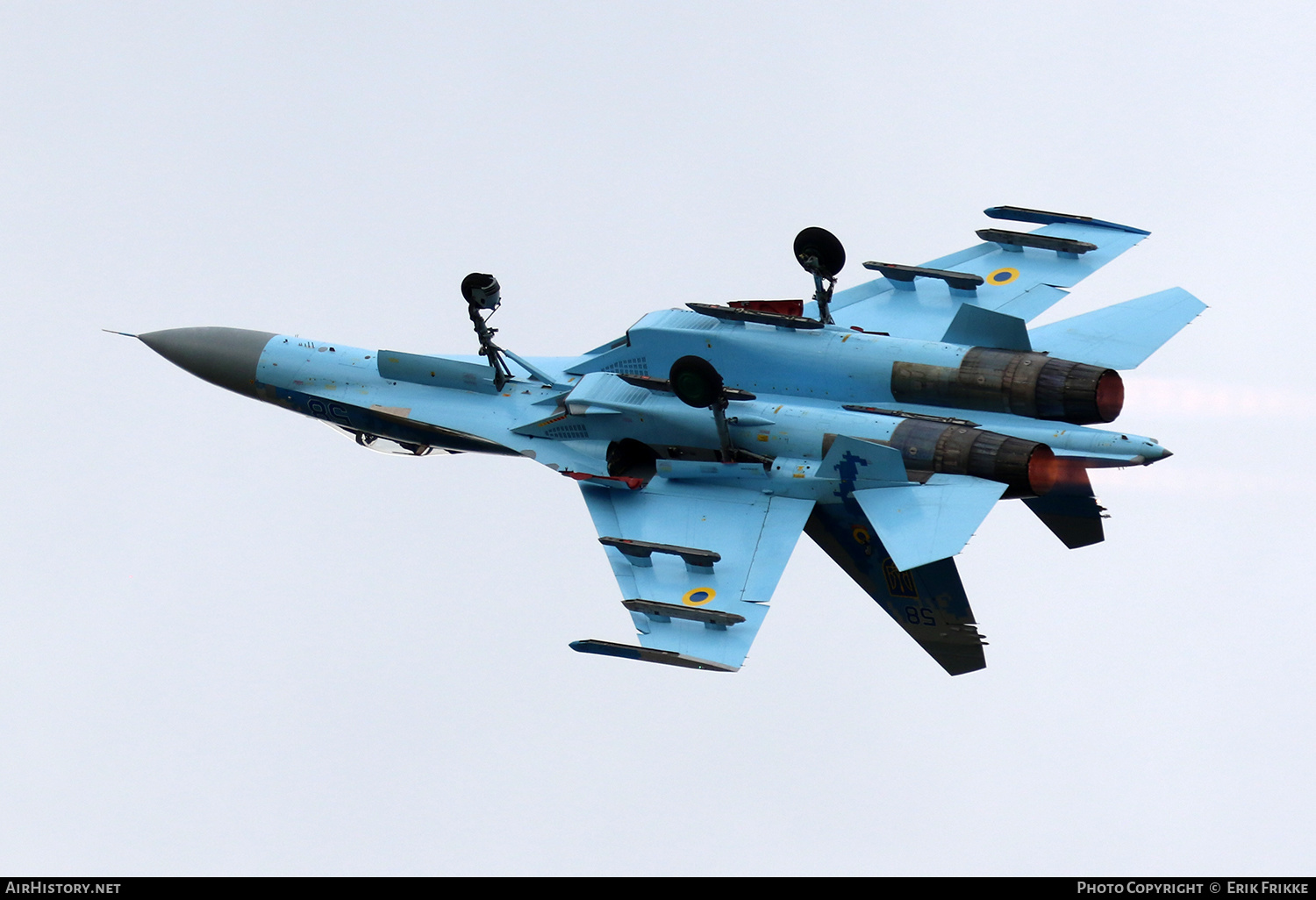 Aircraft Photo of 58 blue | Sukhoi Su-27P1M | Ukraine - Air Force | AirHistory.net #340326
