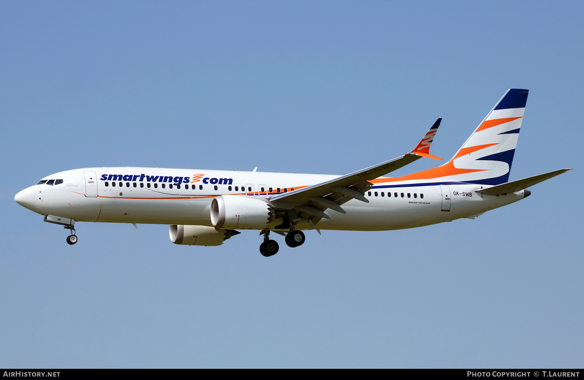 Aircraft Photo of OK-SWB | Boeing 737-8 Max 8 | Smartwings | AirHistory.net #340333