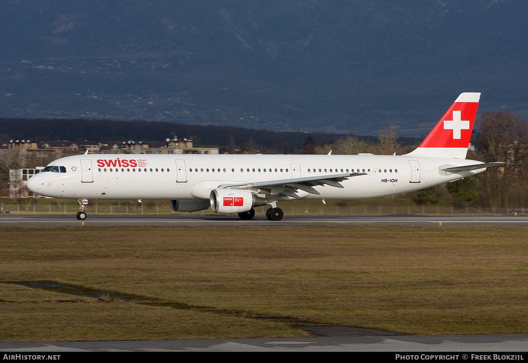 Aircraft Photo of HB-IOH | Airbus A321-111 | Swiss International Air Lines | AirHistory.net #340340