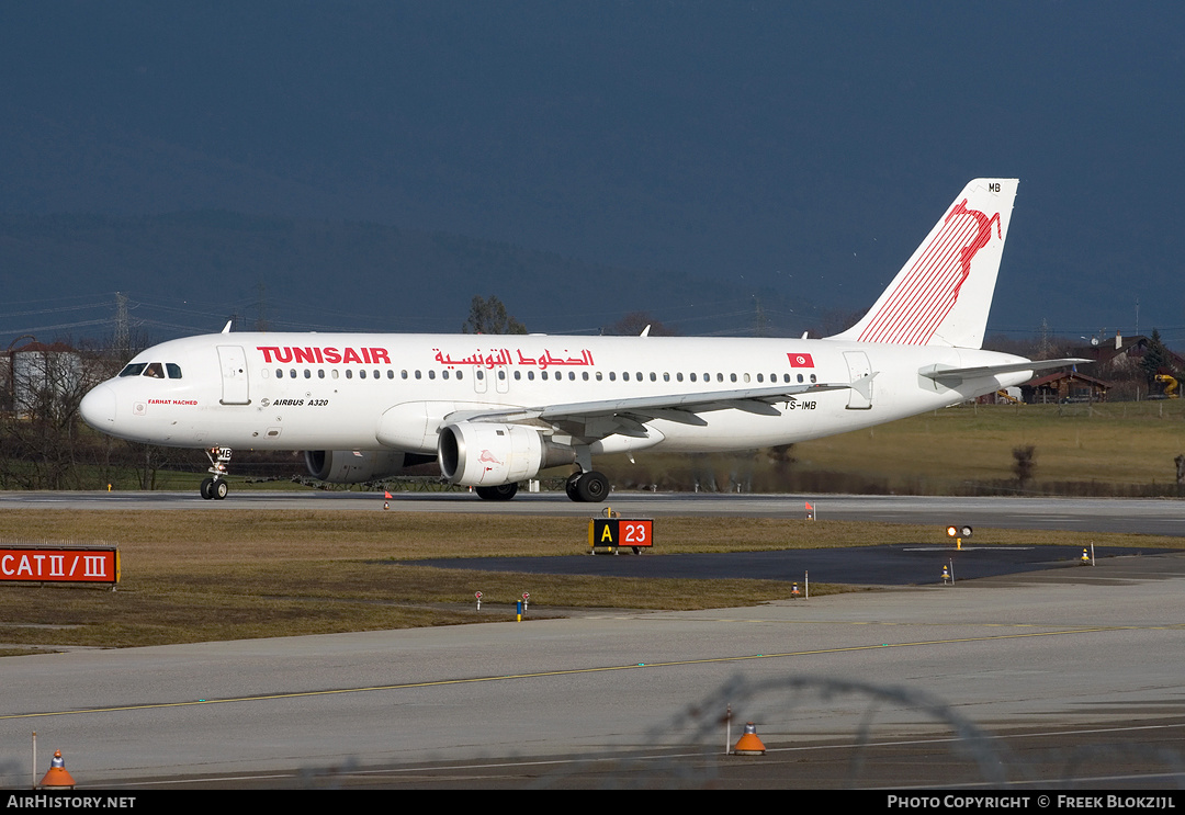 Aircraft Photo of TS-IMB | Airbus A320-211 | Tunisair | AirHistory.net #340344