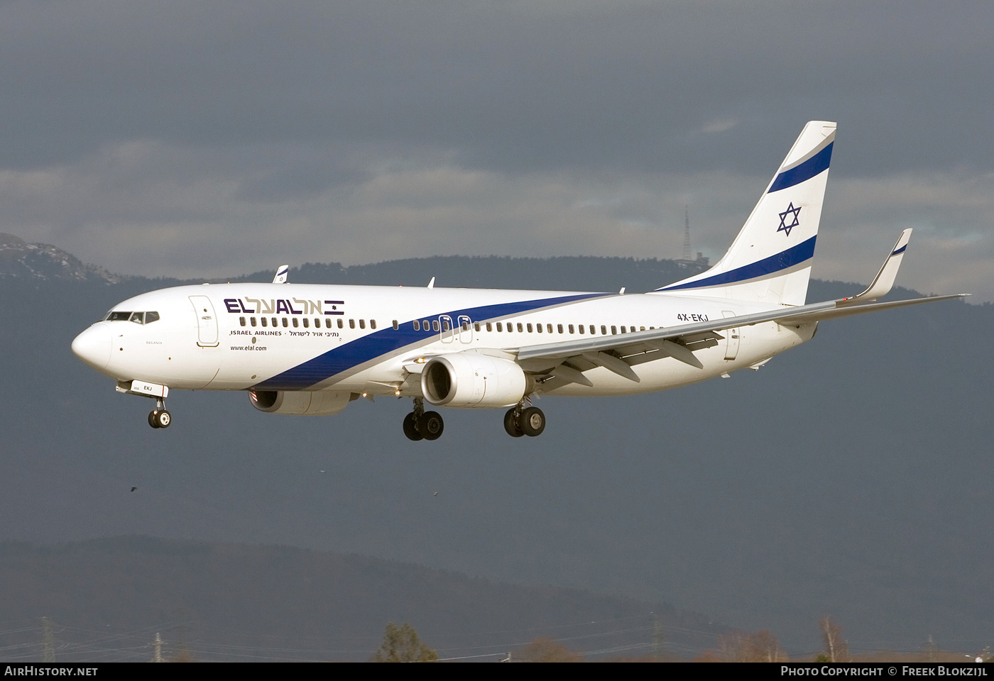 Aircraft Photo of 4X-EKJ | Boeing 737-85P | El Al Israel Airlines | AirHistory.net #340345