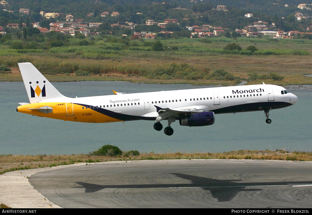 Aircraft Photo of G-OZBL | Airbus A321-231 | Monarch Airlines | AirHistory.net #340353