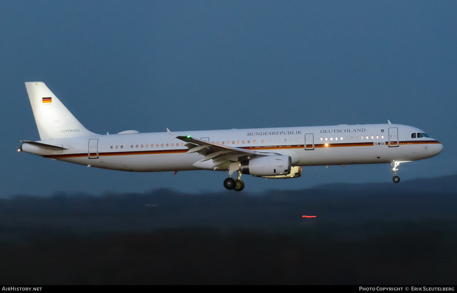 Aircraft Photo of 1504 | Airbus A321-231 | Germany - Air Force | AirHistory.net #340365