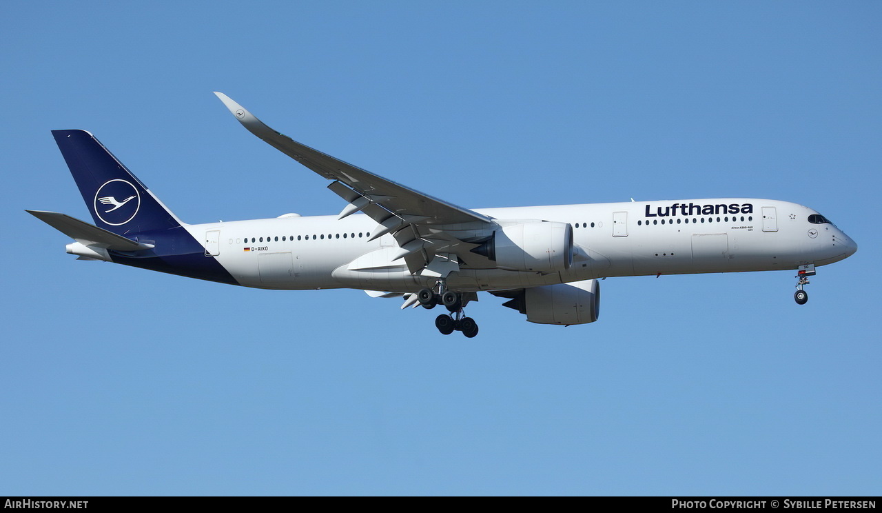Aircraft Photo of D-AIXO | Airbus A350-941 | Lufthansa | AirHistory.net #340369