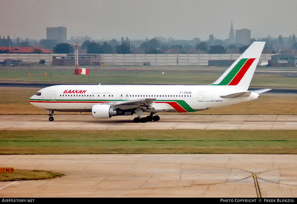 Aircraft Photo of F-GHGD | Boeing 767-27E/ER | Balkan - Bulgarian Airlines | AirHistory.net #340428