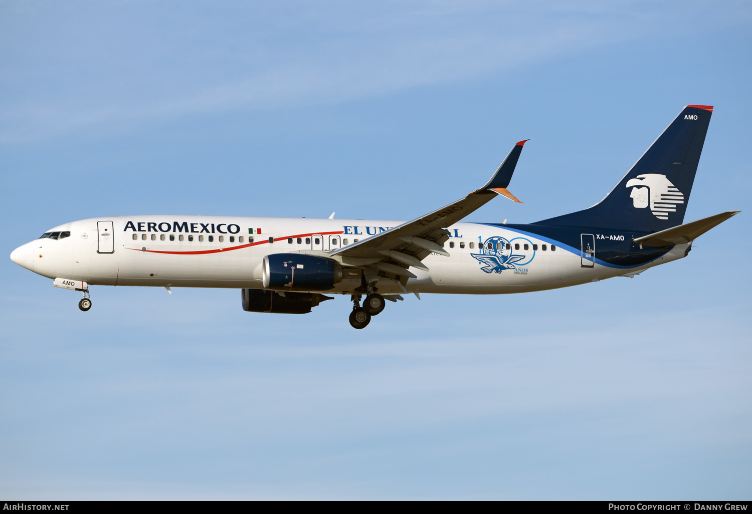 Aircraft Photo of XA-AMO | Boeing 737-852 | AeroMéxico | AirHistory.net #340442