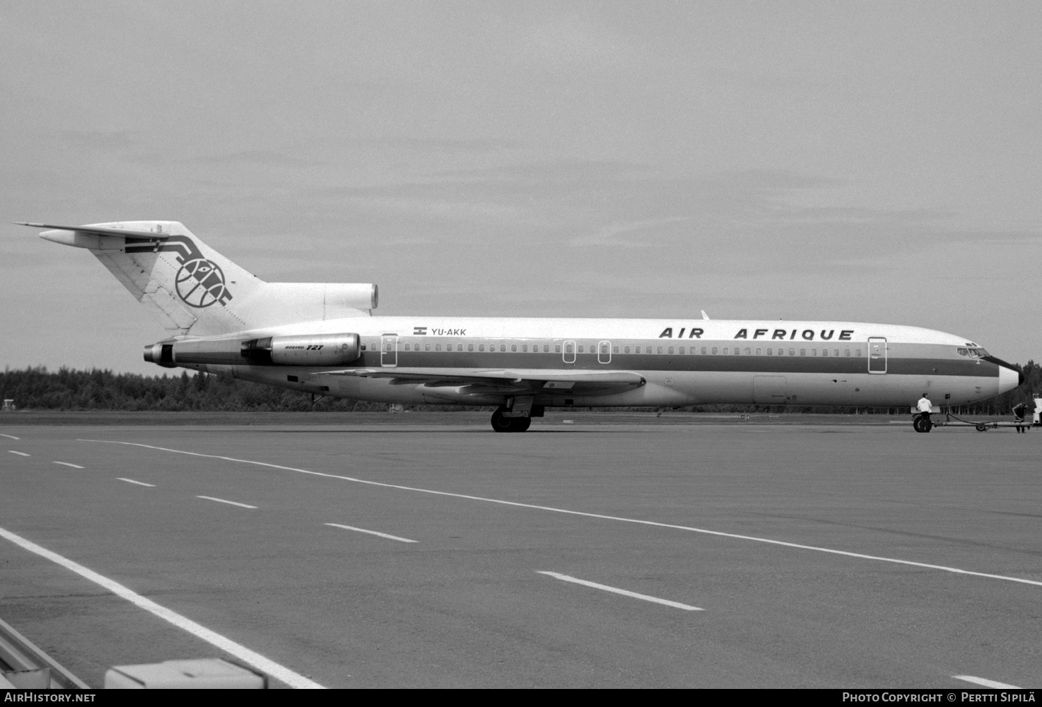 Aircraft Photo of YU-AKK | Boeing 727-2H9/Adv | Air Afrique | AirHistory.net #340464
