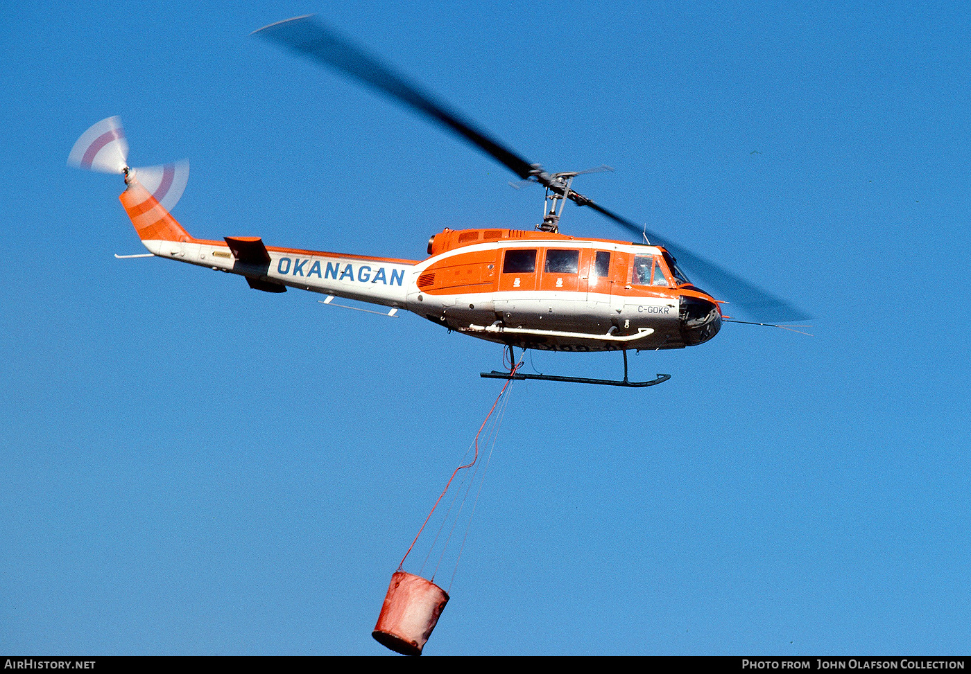Aircraft Photo of C-GOKR | Bell 205A-1 | Okanagan Helicopters | AirHistory.net #340472