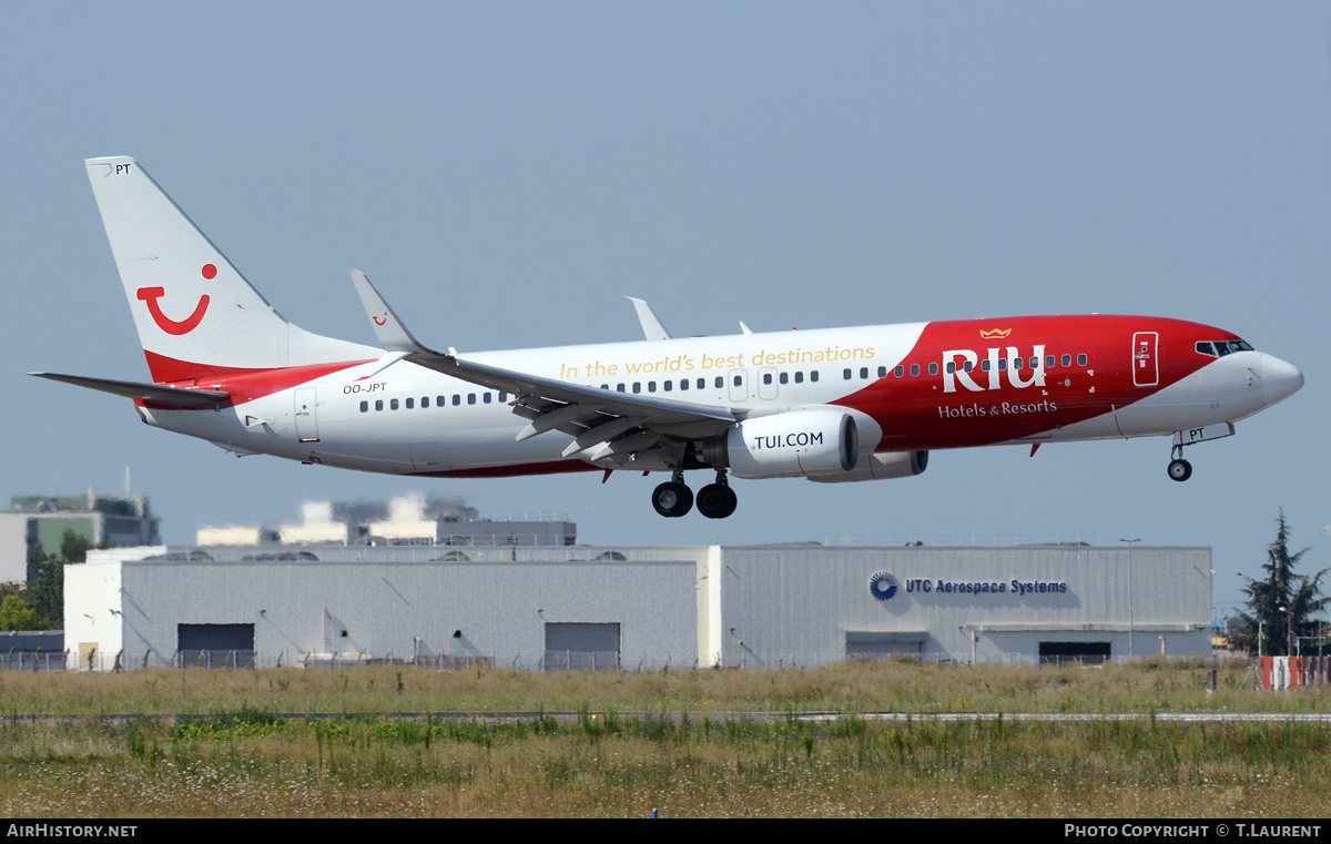 Aircraft Photo of OO-JPT | Boeing 737-8K5 | TUI | AirHistory.net #340480