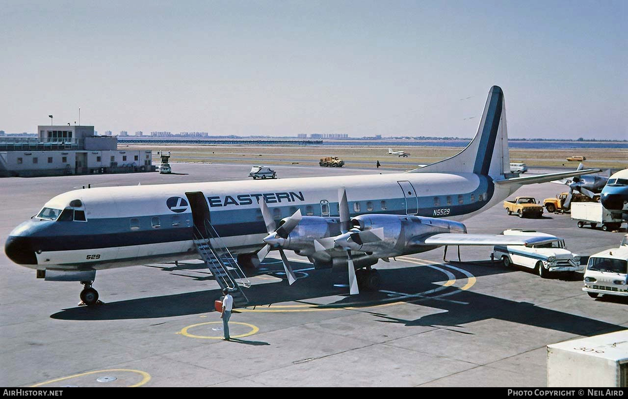 Aircraft Photo of N5529 | Lockheed L-188A Electra | Eastern Air Lines | AirHistory.net #340494