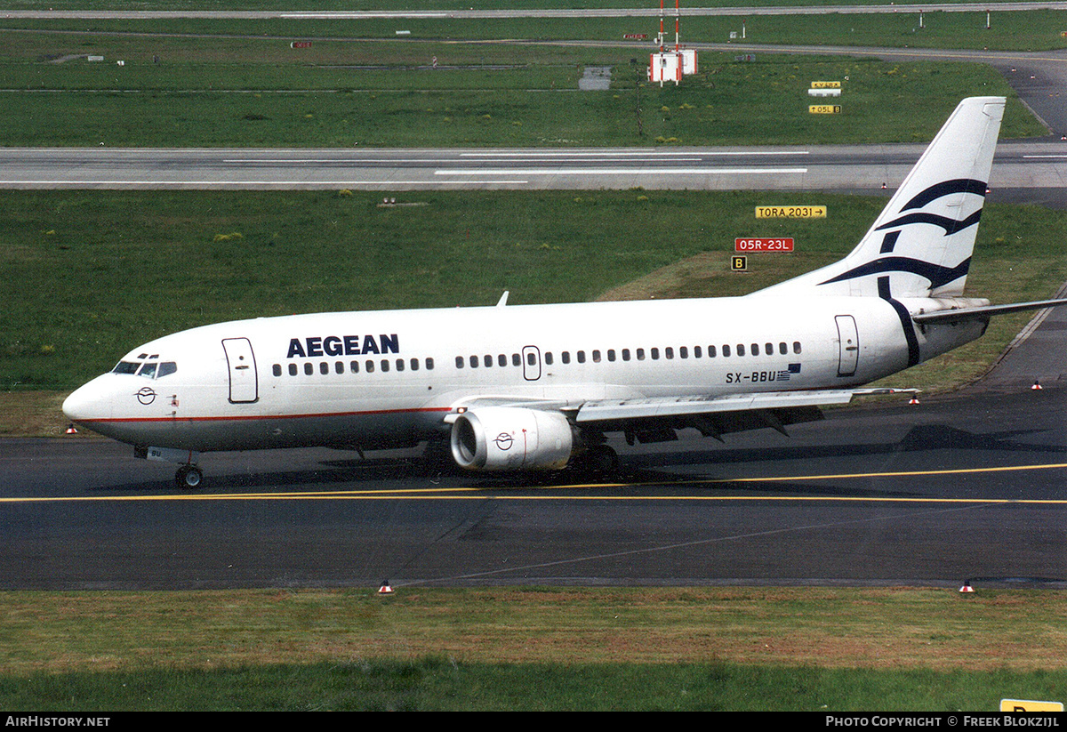 Aircraft Photo of SX-BBU | Boeing 737-33A | Aegean Cronus Airlines | AirHistory.net #340515