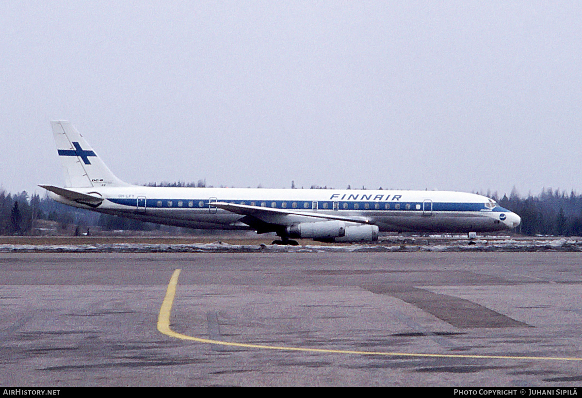Aircraft Photo of OH-LFY | McDonnell Douglas DC-8-62CF | Finnair | AirHistory.net #340518