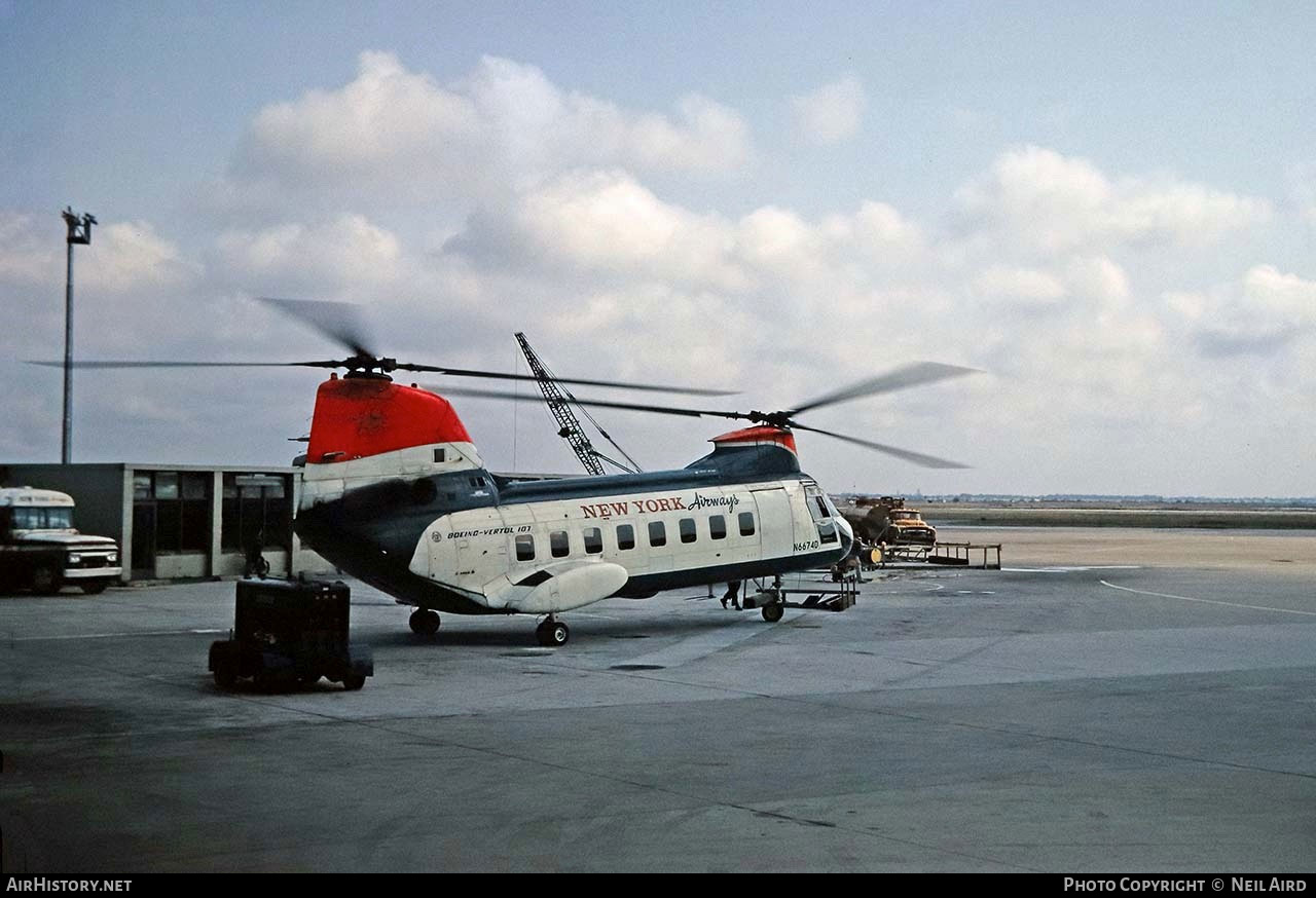 Aircraft Photo of N6674D | Boeing Vertol 107-II-2 | New York Airways | AirHistory.net #340519