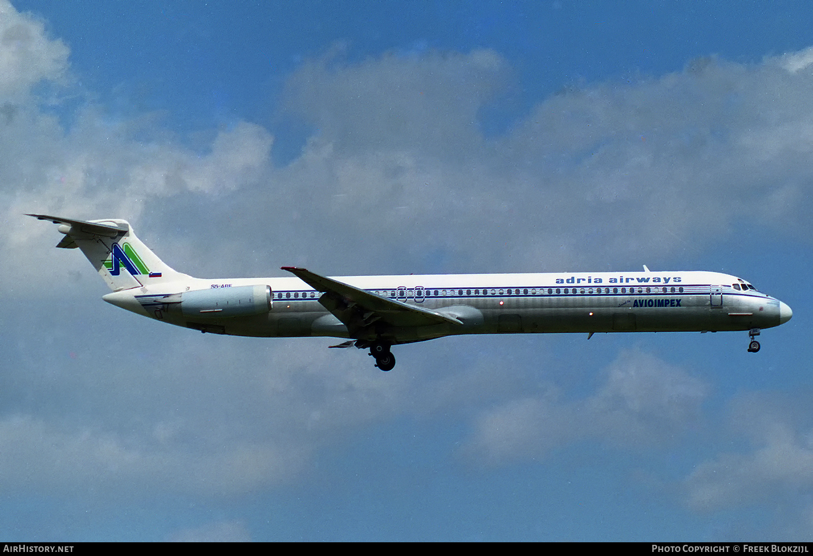 Aircraft Photo of S5-ABE | McDonnell Douglas MD-81 (DC-9-81) | Adria Airways | AirHistory.net #340524