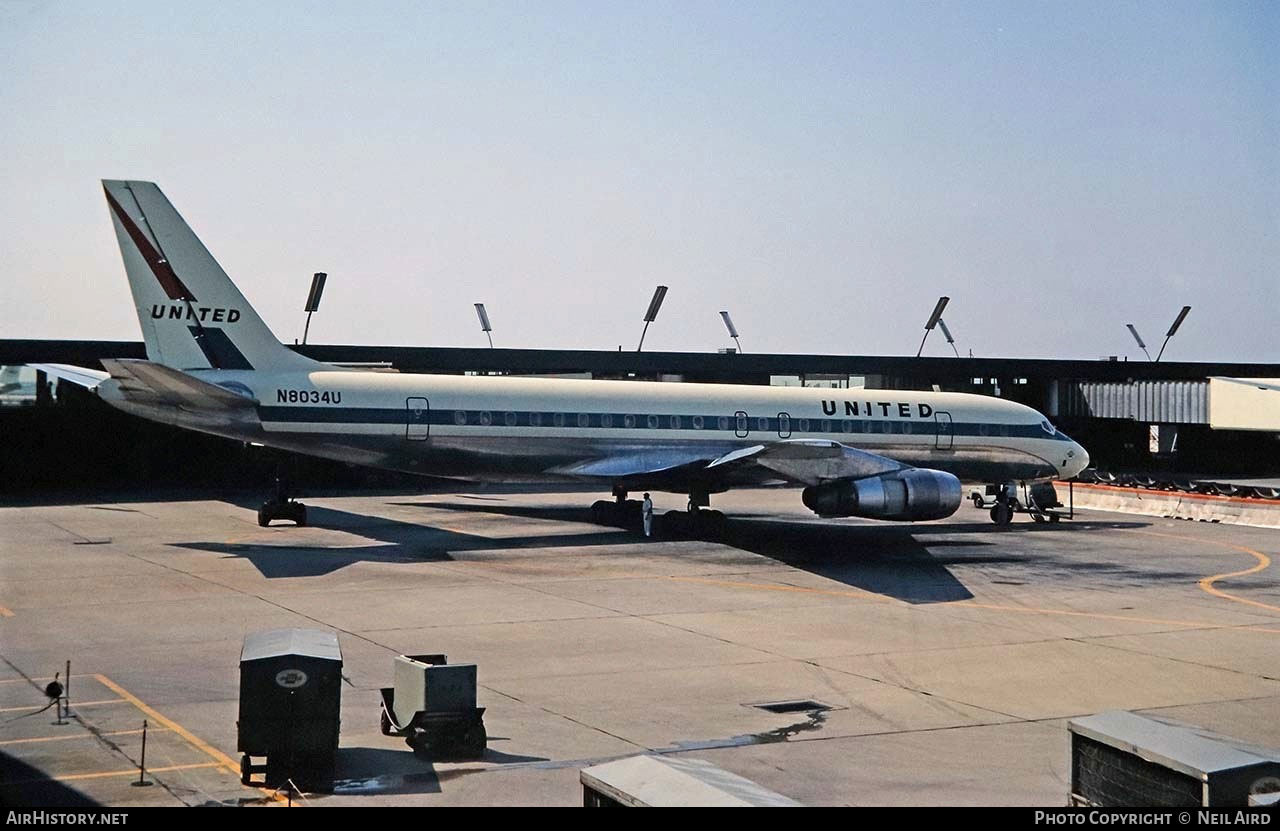 Aircraft Photo of N8034U | Douglas DC-8-52 | United Air Lines | AirHistory.net #340533