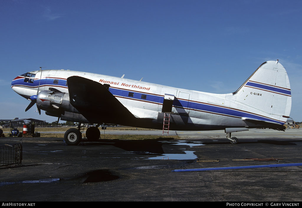 Aircraft Photo of C-GIBX | Curtiss C-46F Commando | Nunasi Northland Airlines | AirHistory.net #340540