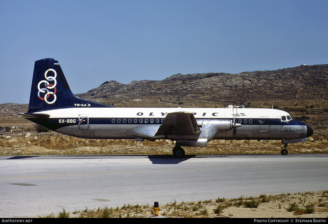Aircraft Photo of SXBBG NAMC YS11A Olympic 340558