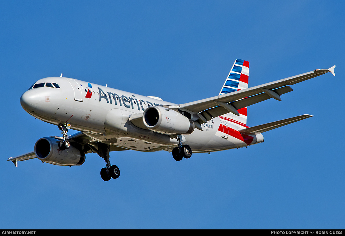 Aircraft Photo of N826AW | Airbus A319-132 | American Airlines | AirHistory.net #340562